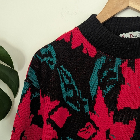Nan Dorsey | Vintage | Floral Sweater - Picture 2 of 8